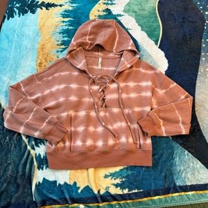 Free People Crop Hoodie